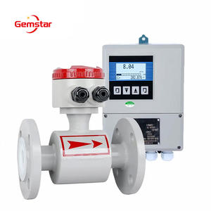 Hoogprecisie 0,5% nauwkeurigheid digitaal LCD-display RS485 4-20mA HART slimme water- en olie-puls elektromagnetische flowmeter - Product Image 3