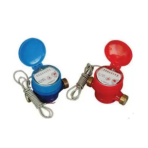 Single Jet Vane Wheel Loại Khô Pulse Output Water Meter Với Tùy Chọn Công Tắc Sậy