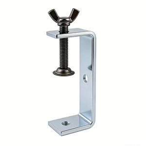 Serre-câble en acier inoxydable avec écrou à aile papillon, serrage manuel pour un fixation rapide en atelier et en construction - Product Image 2