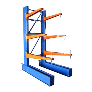 Jracking Supports de stockage verticaux industriels robustes Rayonnage en porte-à-faux en acier robuste pour le stockage de matériaux en entrepôt - Product Image 1