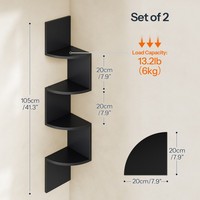 Étagère murale d'angle, compatible avec la vente en gros et le dropshipping, étagères murales flottantes pour salle de bain, étagères d'angle pour livres