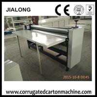 Machine de collage de feuilles ondulées semi-automatique, machine de fabrication de carton ondulé, machine de collage