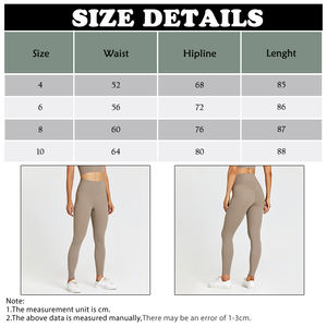 Leggings Personalizzati da Donna Stile Lulu <span class=keywords><strong>Fitness</strong></span> a Vita Alta in Nylon, Effetto Push-Up Senza Cucitura Frontale, Pantaloni da Palestra e Yoga - Product Image 4