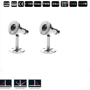 IP68 montage en Surface 6W 6 fils RGBW changement de <span class=keywords><strong>couleur</strong></span> <span class=keywords><strong>Spot</strong></span> <span class=keywords><strong>piscine</strong></span> étang fontaine <span class=keywords><strong>Led</strong></span> projecteur sous-marin - Product Image 1