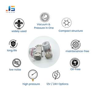 Mini <span class=keywords><strong>pompe</strong></span> à piston <span class=keywords><strong>12V</strong></span> 24V haute pression DC moteur sans balais en alliage d'aluminium <span class=keywords><strong>pompe</strong></span> à air et à <span class=keywords><strong>vide</strong></span>-80kPa 80L/min - Product Image 5