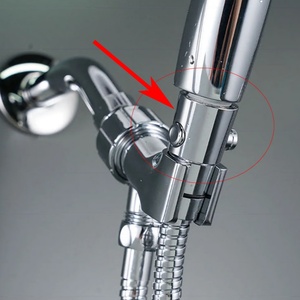 วาล์วควบคุมการไหลของน้ำสำหรับฝักบัวอาบน้ำแบบสากล รุ่น ABS Silver G1/2" พร้อมสายฉีดชำระและวาล์วปิดน้ำ - Product Image 6