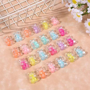 Acrílico transparente núcleo interior fondo plano Animal DIY cuentas sueltas accesorios de ropa pulsera collar accesorios de joyería - Product Image 3