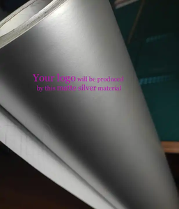 Autocollants d'indication métalliques argentés épais et solides de haute qualité autocollant d'étiquette d'indication en aluminium auto-adhésif personnalisé - Product Image 6