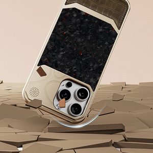 Funda de Aromaterapia con Patrón de Cocodrilo y Costuras de Satén, Diseño Moderno para iPhone 16 Pro Max, Funda de Teléfono al por Mayor para Samsung S25 - Product Image 3