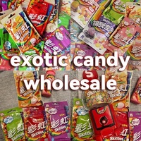 Heetverkopende Aziatische exotische snack, knapperige bolvormige fruit harde snoepjes, 40g enkelvoudige verpakking voor groothandel