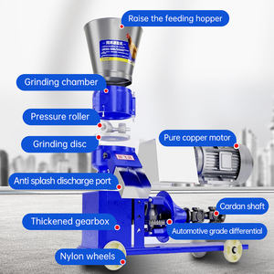 Thức ăn chăn nuôi granulator điện <span class=keywords><strong>PELLET</strong></span> Mill cho gà thịt lợn gia súc tự làm thức ăn chăn nuôi Sản xuất tại nhà hoặc trang trại - Product Image 5