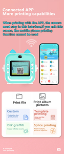 กล้องถ่ายรูปเด็ก SourcingArk Kidiway พร้อมเครื่องพิมพ์ความร้อนขนาดเล็ก 1080 รุ่น Q5 สำหรับถ่ายภาพและพิมพ์ภาพทันที - Product Image 6