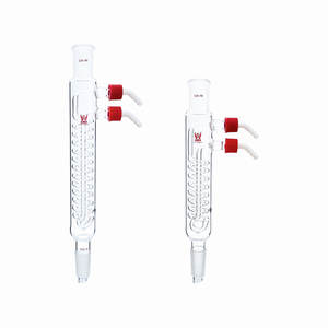 Condenseur à reflux en spirale en verre borosilicaté résistant à la chaleur CS Labglass avec raccords <span class=keywords><strong>de</strong></span> tuyauterie amovibles - Product Image 2