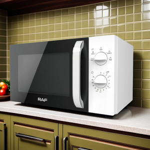 RAF Microwave <strong>Oven</strong> 23L EU Plug Turntable Heating Visible Window Fast Heating Compact Kitchen Appliance Home Office Use - Product Image 1