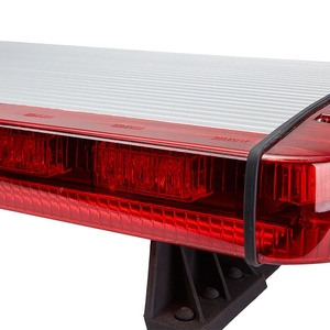 Senken barra luminosa di avvertimento a LED rosso blu Super sottile - Product Image 4