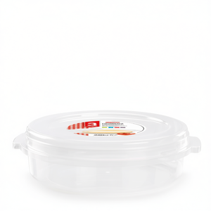 Fiambrera Plastic Container 3L Round Food Storage Dish For Kitchen Use - Product Image 1