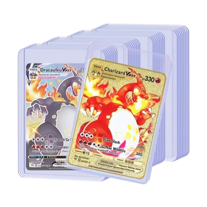 Vente en gros 35pt Pochettes de cartes acryliques transparentes recyclables pour Albums de jeux Collectionneurs de cartes Protection de cartes - Product Image 1