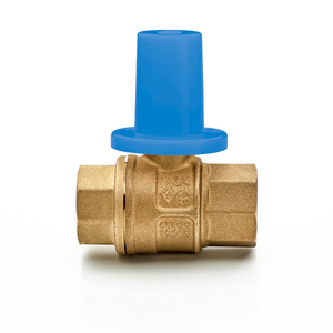 Valvola a sfera con filtro integrato a passaggio totale 1/2 DN 15 PN 30 per valvole di scarico - Product Image 1