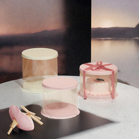 Cadre Photo en plastique PVC Transparent 4 pouces 5 pouces emballage alimentaire jetable vernissage gaufrage estampage