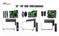 HAINA fabricant smart tv télévision 32 40 43 50 55 65 pouces sans cadre 4k led tv skd ckd kits avec android wifi oem odm