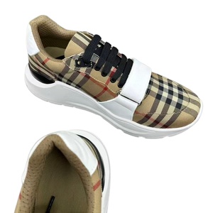 Classic check design fashionable casual <b>shoes</b> luxurious trendy thick-soled tennis <b>shoes</b> outdoor walking <b>shoes</b> for men and women - Product Image 3