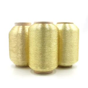 Hot sale Algeria Pure gold Metallic Yarn with Cotton