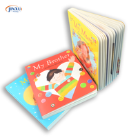 Impresión Personalizada de Alta Calidad de Fábrica, Documento PDF a Todo Color, Juego de 3 Libros de Cartón en Una Caja para Niños, Impresión de Libros de Lectura