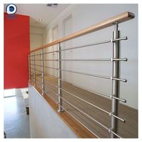 Prima Design moderne en acier inoxydable 304/316 barre à tige pour escalier balcon prix bon marché avec une qualité durable