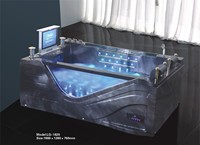 Baignoire portable CBMmart pour adultes, baignoires et spas, baignoire en acrylique