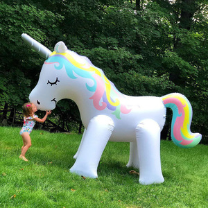 <b>Inflatable</b> Water Spraying Unicorn For Kids Outdoor Lawn Park Play 8154124 - Product Image 1