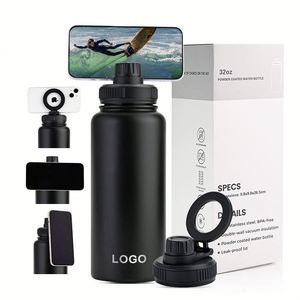 Botella de Agua de Acero Inoxidable de Doble Pared y Boca Ancha de 32 oz, Resistente al Frío, Gran Capacidad, para Uso en Exteriores y Oficina - Product Image 1