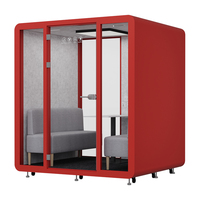 Cabine insonorisée portable, cabine de bureau insonorisée, cabine de bureau modulaire, studio d'enregistrement vocal, studio musical pour le bureau à domicile