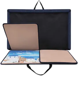 Non-slip Flannelette Surface 1000,1500 Pieces Movable Puzzle Case Jigsaw Puzzle Board Storage Carrying Case