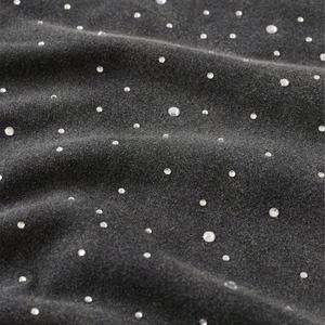 Camiseta de Algodón para Hombre con Logotipo Personalizado, de Alta Calidad, Estilo Urbano, con Pedrería, Corte Cuadrado y Manga Corta - Product Image 3