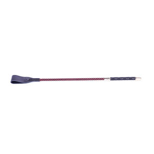 Fouet SM en cuir véritable noir, long, pour adultes, usage BDSM. - Product Image 5