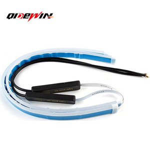 ไฟ LED แบบเส้น QIDEWIN ขนาด 30 ซม. 45 ซม. 60 ซม. ไฟวิ่งกลางวัน ไฟหน้ารถยนต์ ไฟแต่งคิ้วไฟหน้า ไฟเลี้ยวแบบเรียงลำดับ - Product Image 2