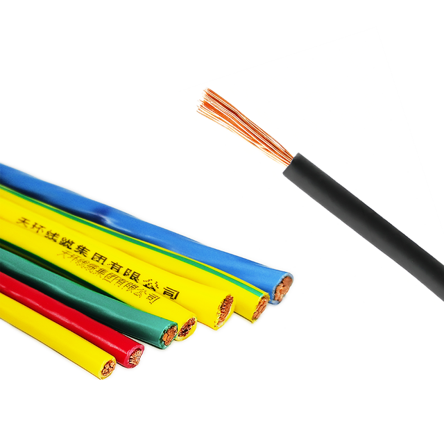 TIANHUAN Single Core Stranded Copper Cable 1.5mm-10mm PVC Insulated Electric Building Wire H07V-K NYAF 450/750V CCC CE