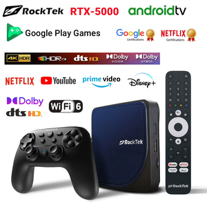 Consola de Juegos 4K con Streaming, Wifi 6, DDR4 4GB, EMMC 64GB, con Controlador, Quad Core RockTek, RTX5000, <span class=keywords><strong>Android</strong></span> 11, ATV TV Box - Product Image 2