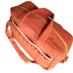 <span class=keywords><strong>Sac</strong></span> à langer multifonctionnel portable à pois dorés en <span class=keywords><strong>gaze</strong></span> <span class=keywords><strong>de</strong></span> <span class=keywords><strong>coton</strong></span> double couche-culotte <span class=keywords><strong>Sac</strong></span> à bandoulière <span class=keywords><strong>Maternité</strong></span> Maman Bébé Nappy Bags - Product Image 6