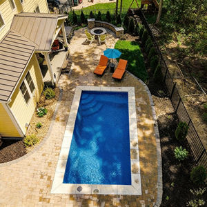 Premium Rectangular prefabricated fiberglass pool villa luxury fiberglass garden inground pool hotel leak proof - Product Image 3