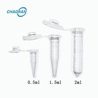 Fournitures de laboratoire, tubes de microcentrifugation autoclavables gradués de 0,5 ml, 1,5 ml, 2 ml, tubes de centrifugation en plastique PP stériles à fond conique