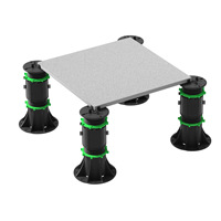 Support de piétement universel en plastique SINPO pour quincaillerie de terrasse en composite bois-plastique, réglable en hauteur, garantie 3 ans