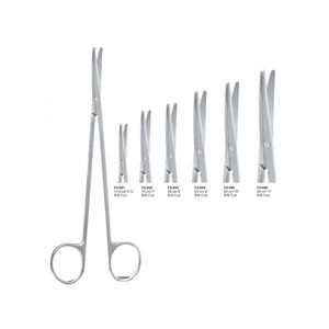 Tijeras Quirúrgicas Profesionales de Acero Inoxidable de 7 Pulgadas, Tijeras de Operación Curvas y Rectas, Tijeras de Disección Metzenbaum T/C - Product Image 6