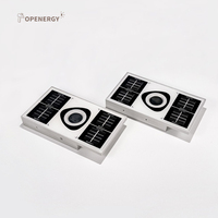 Topenergy WA-A60 Capteur de poussière photovoltaïque blanc Instrument optique de mesure de la poussière photovoltaïque Testeur de taux de saleté des panneaux solaires Détection de la poussière des modules photovoltaïques