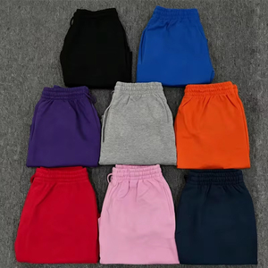 Trendy Casual Cotton Wreath Collection <b>Shorts</b> Drawstring Embroidery Knit 100% Cotton Puff Print <b>Sweatpants</b> <b>Shorts</b> - Product Image 2
