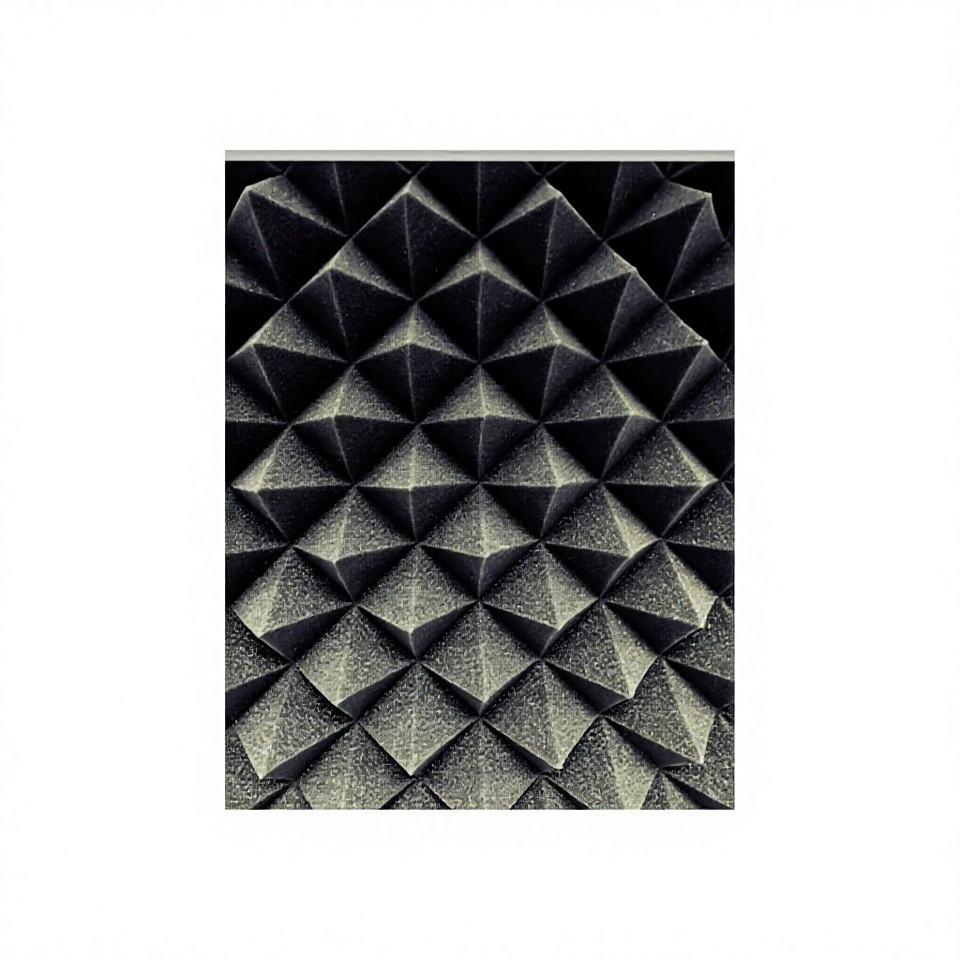 Acoustic Foam Panel Pyramid Design Wall Tile for Studio Recording Room ...