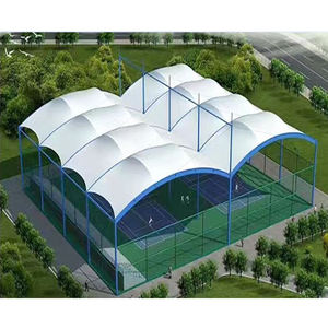 Structure de membrane tendue à grande portée de haute qualité pour l'extérieur, en acier Q235, à double treillis, pour les terrains de padel et les sites sportifs - Product Image 6