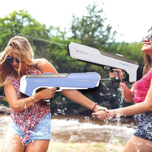 Pistola ad Acqua Elettrica Automatica ad Alta Capacità, Giocattolo Estivo per Piscina con Assorbimento Automatico dell'Acqua - Product Image 5