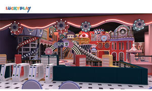 Centro Giochi per Bambini con Super Trampolino, Scivoli, Piscina di Palline, Labirinto e Giochi Interattivi - Product Image 3