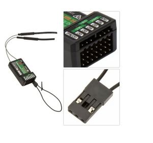 Flysky FS-IA6b 2.4055-2.475GHz 6CH 500kHz แบนด์วิธ4096ระดับจอยสติ๊กควบคุมระยะไกลตัวรับพลาสติก DIY FPV RC - Product Image 3
